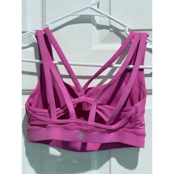 Lululemon Raspberry Extra Support Sports Bra Women's Size 4 - Picture 9 of 9